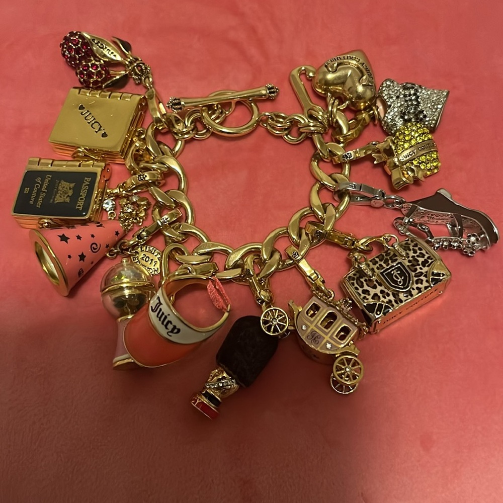 Juicy Couture Bracelet With 12 Charms
